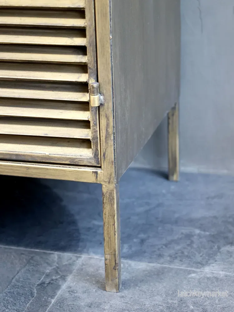 Chic Antique Skåp med 2 lamelldörrar - Bild 3
