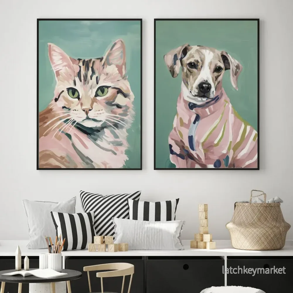Barntavla - katt - Bild 2