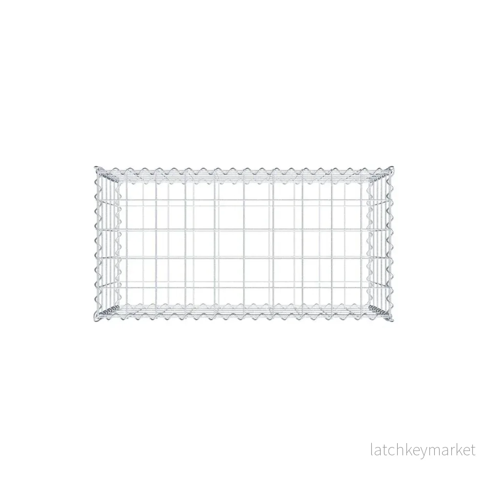 Gabion 100 cm x 50 cm x 50 cm (L x H x D), maskstorlek 10 cm x 10 cm, spiral - Bild 3