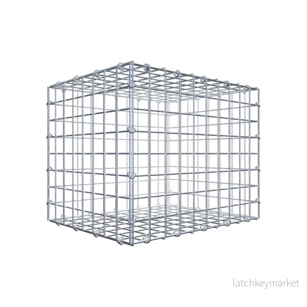 Gabion 50 cm x 40 cm x 40 cm (L x H x D), maskstorlek 5 cm x 5 cm, C-ring Gabion 50 cm x 40 cm x 40 cm (L x H x D), maskstorlek 5 cm x 5 cm, C-ring