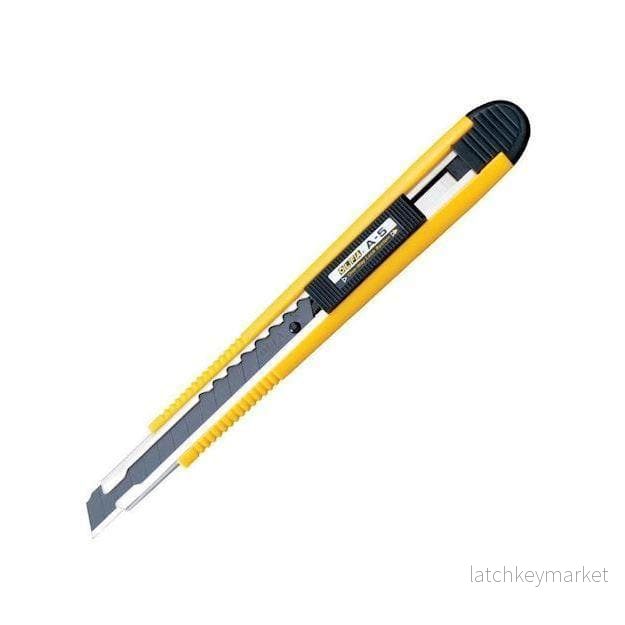 Olfa Cutter A-5 ergonomisk kniv med speciellt klicksystem
