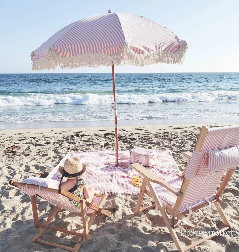 Beach Blanket Pink Stripe - Bild 2