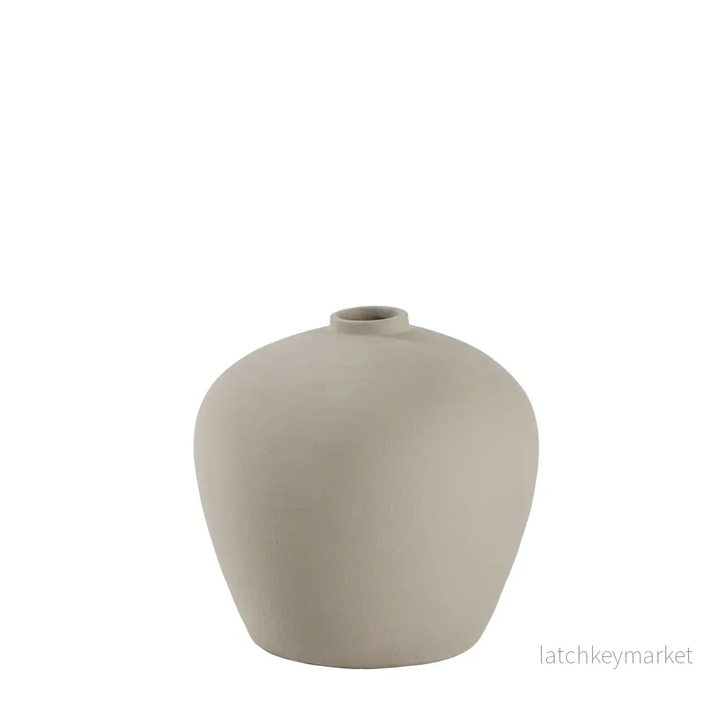Catia vas H38 cm. sølvgrå keramik Catia vas H38 cm. sølvgrå keramik