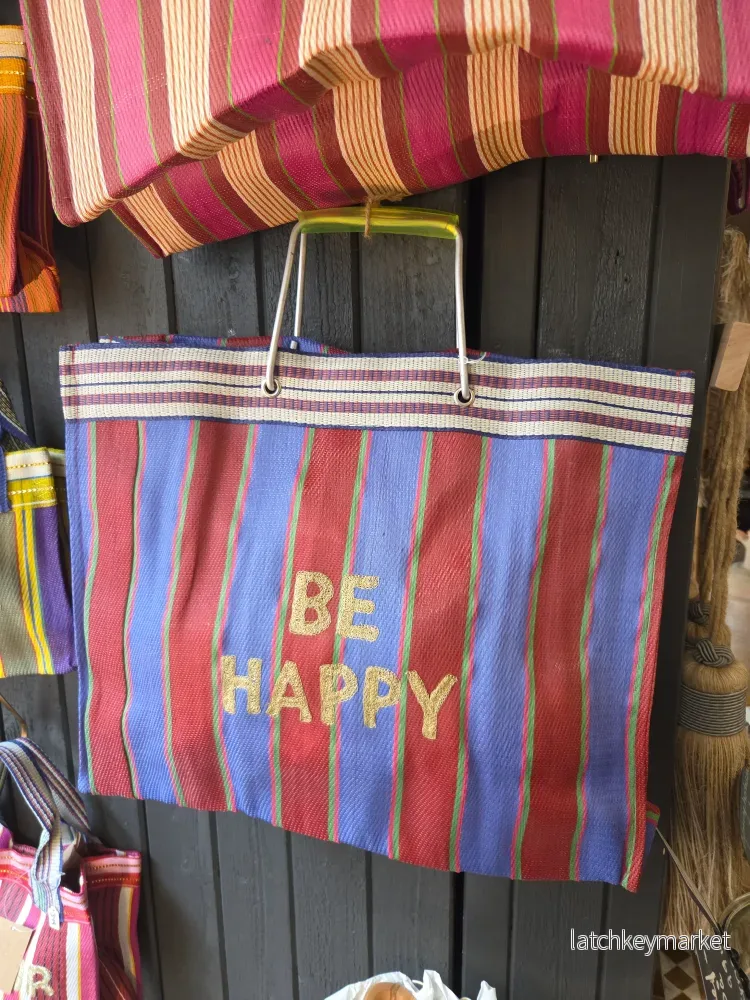 Mesh Shopper (L) - "Be Happy" - Bild 2