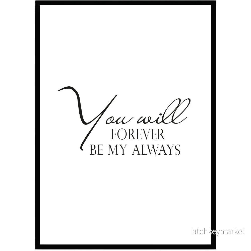 Poster Forever be my always Poster Forever be my always