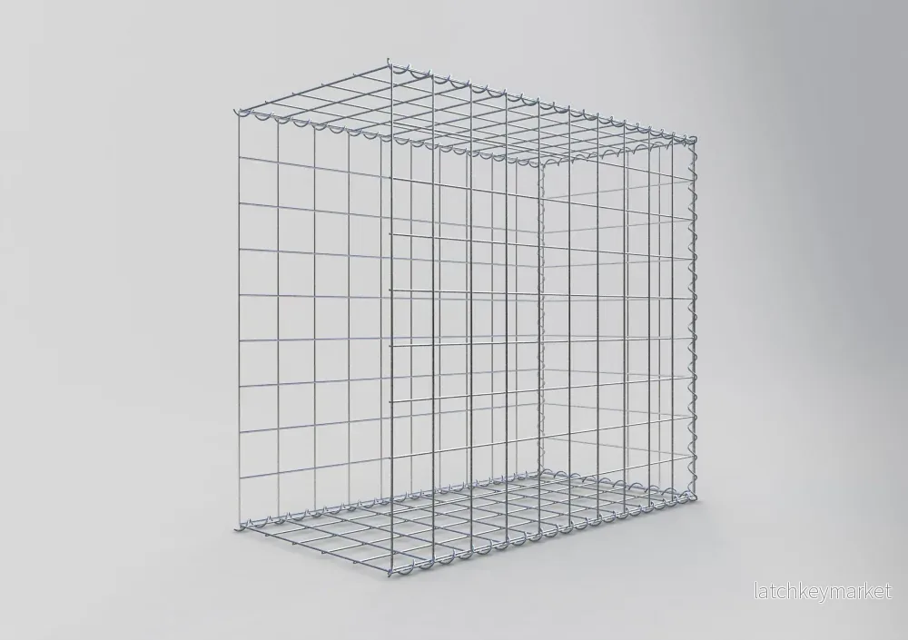 Extra gabion typ 2 100 cm x 90 cm x 50 cm (L x H x D), maskstorlek 10 cm x 10 cm, spiral - Bild 2