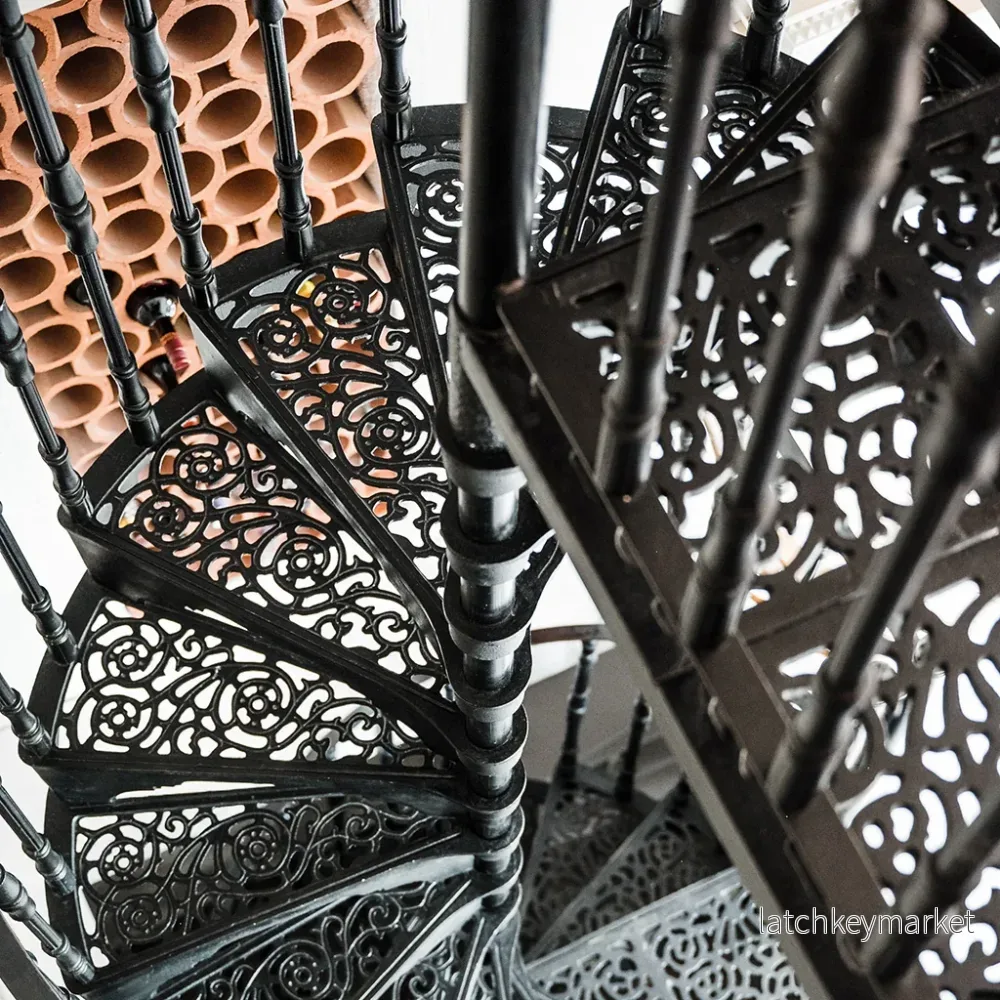 Spiraltrappa i gjutjärn - Bild 3