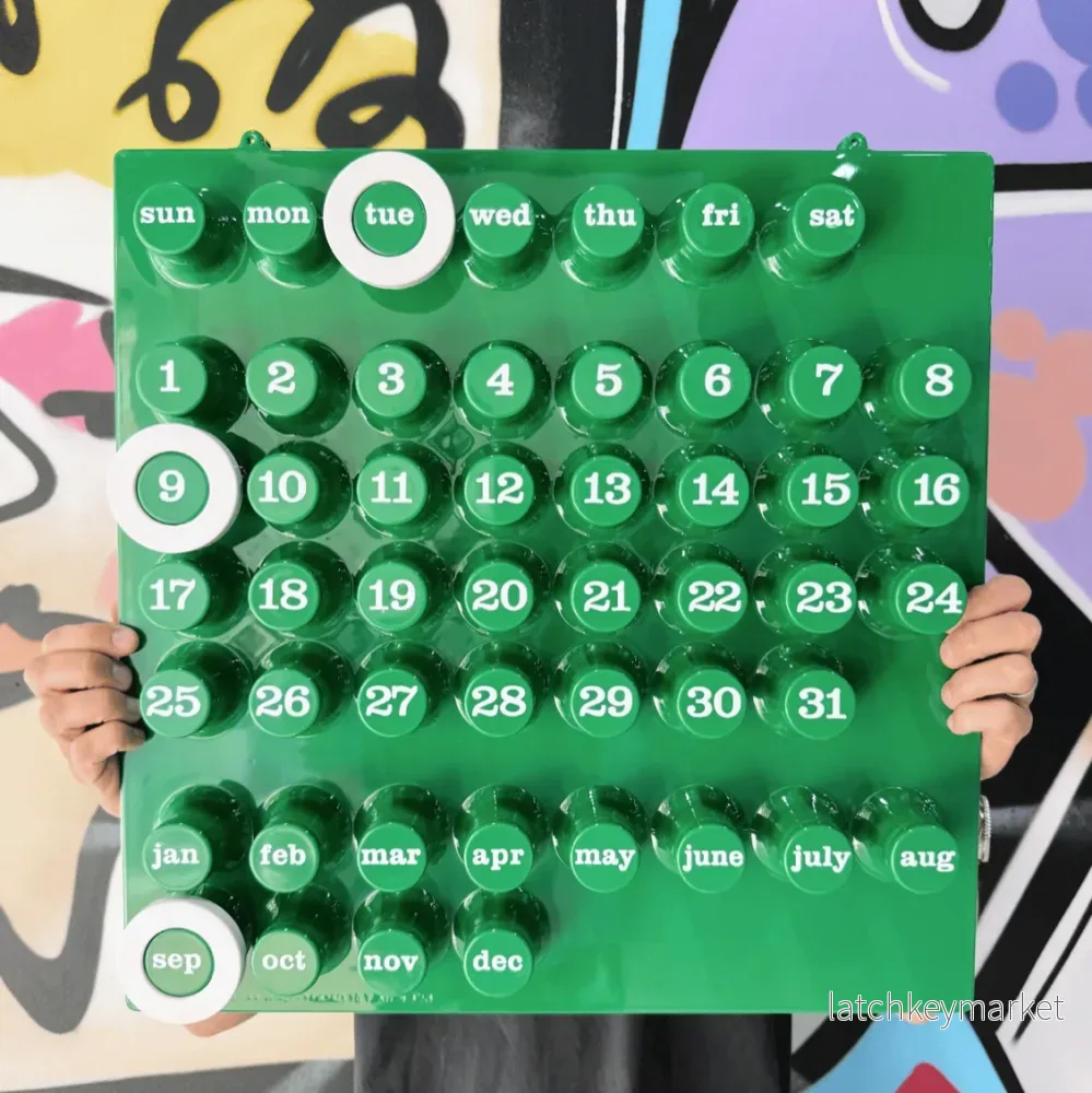 Ring a Date Calendar Green Ring a Date Calendar Green