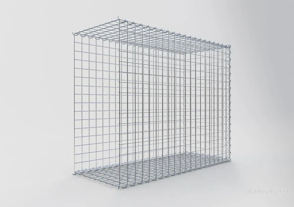 Extra gabion typ 2 100 cm x 80 cm x 40 cm (L x H x D), maskstorlek 5 cm x 5 cm, spiral - Bild 2