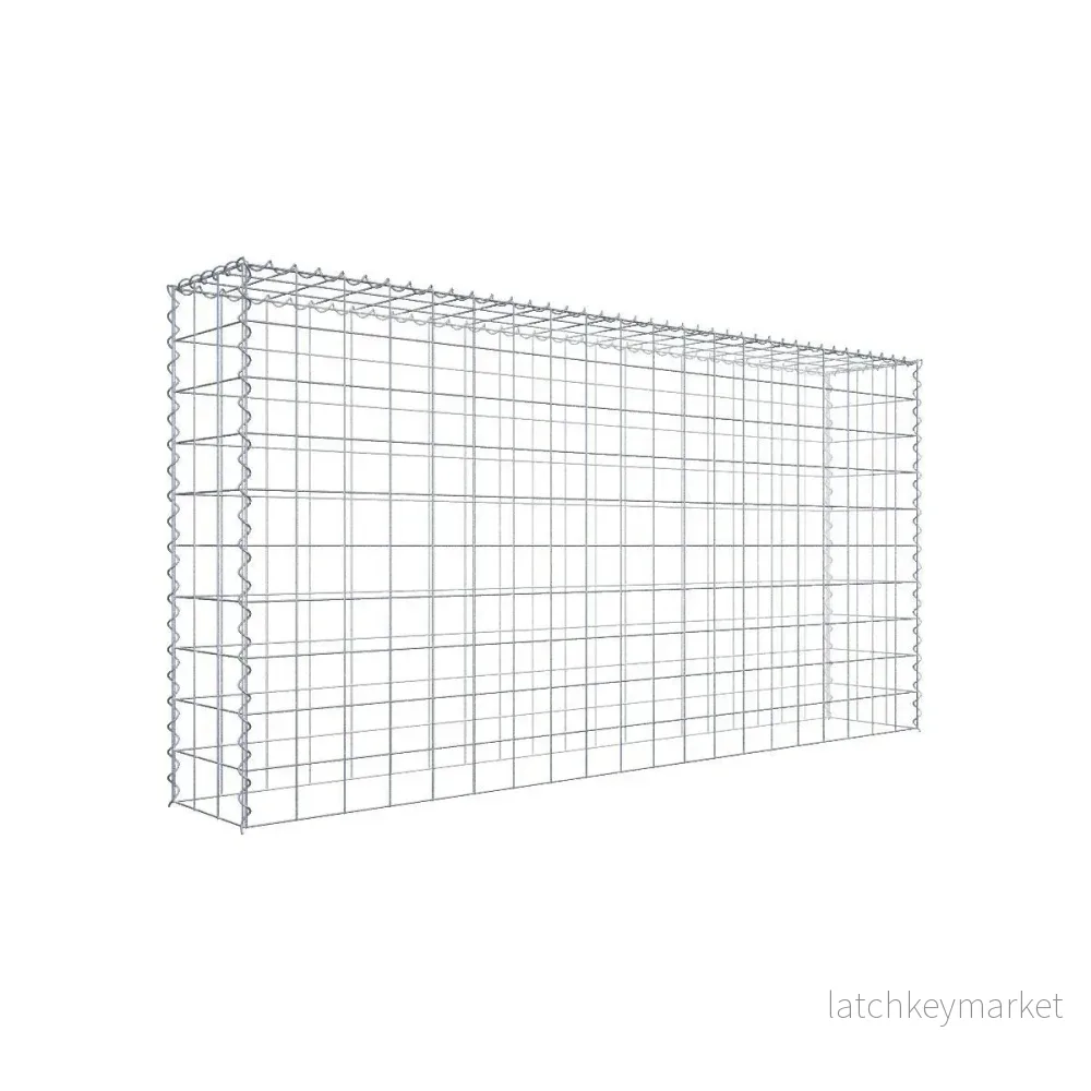 Extra gabion typ 3 200 cm x 100 cm x 30 cm (L x H x D), maskstorlek 10 cm x 10 cm, spiral Extra gabion typ 3 200 cm x 100 cm x 30 cm (L x H x D), maskstorlek 10 cm x 10 cm, spiral