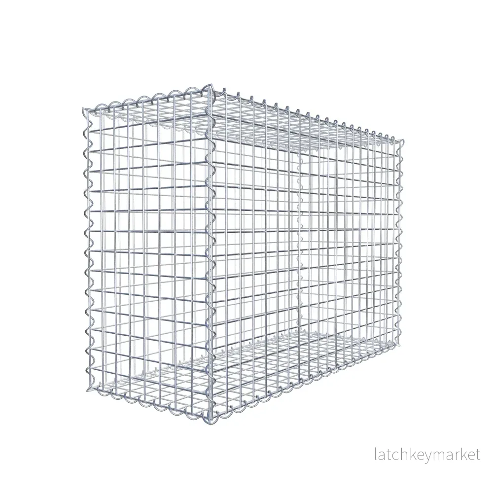 Gabion 100 cm x 70 cm x 40 cm (L x H x D), maskstorlek 5 cm x 5 cm, spiral