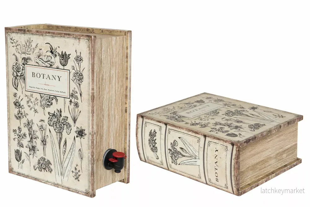 Vinställ Boklåda Vinbox Botany 30x22,5x11,5 cm HH