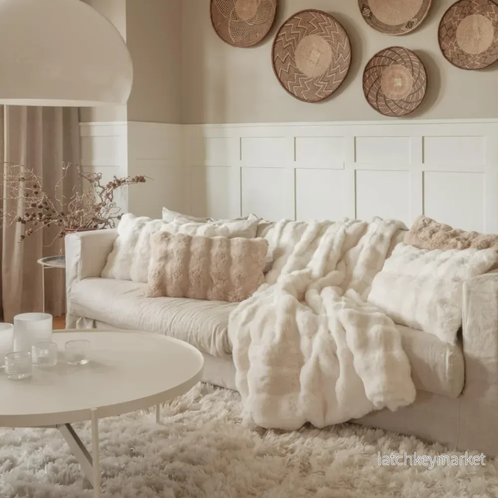 Kudde Bella Beige - Bild 3