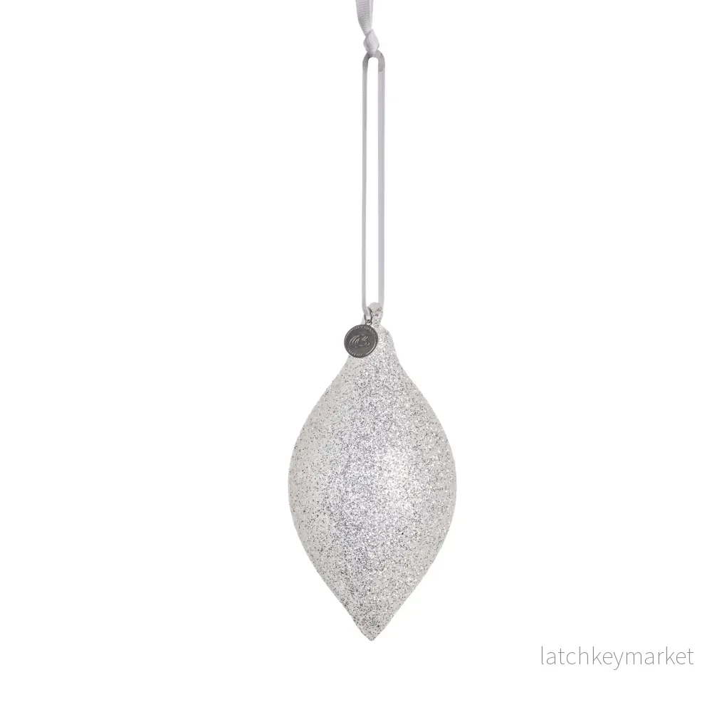 Glitteria julgranshängare 17 cm silver Glitteria julgranshängare 17 cm silver