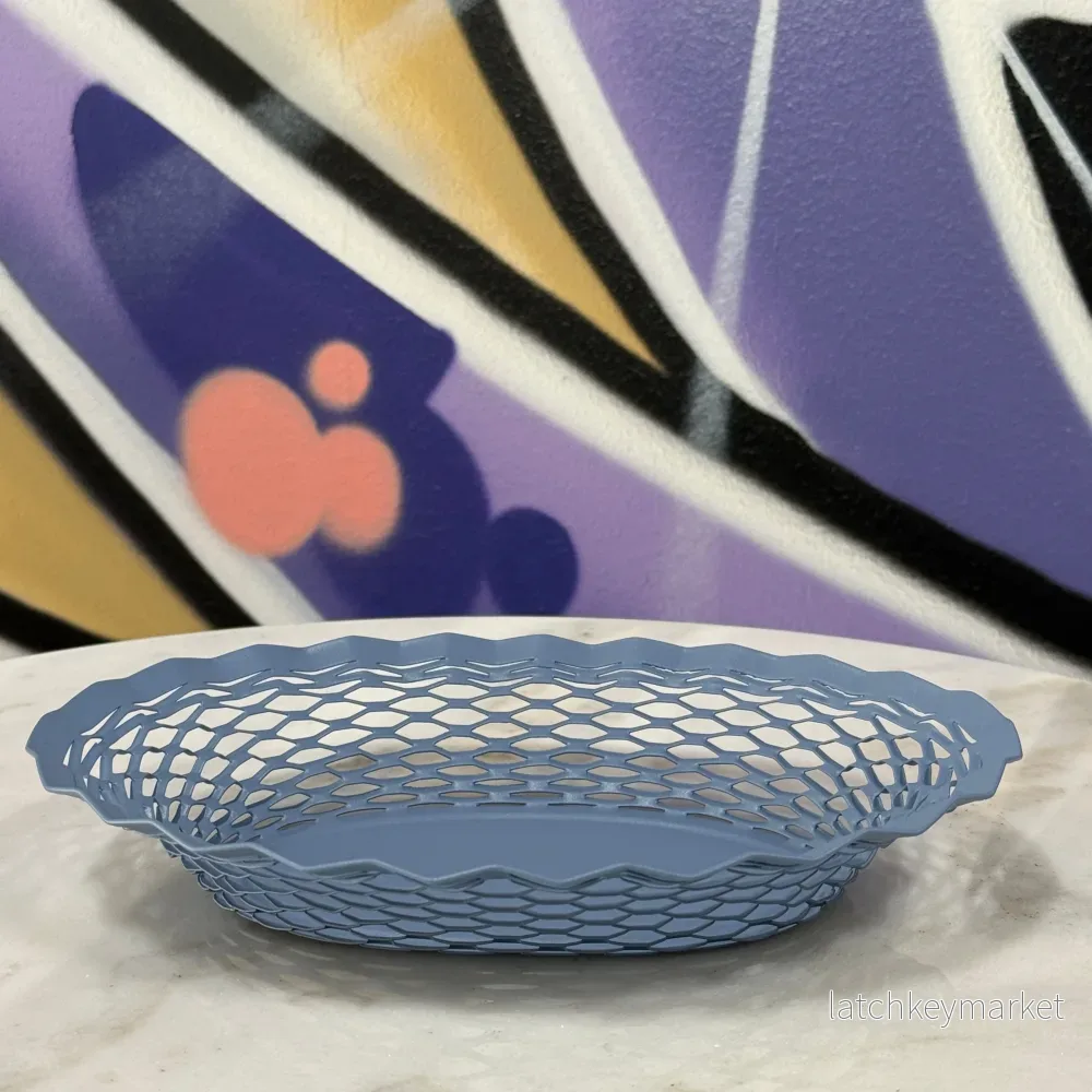 Bread Basket Medium Pastel Blue Bread Basket Medium Pastel Blue