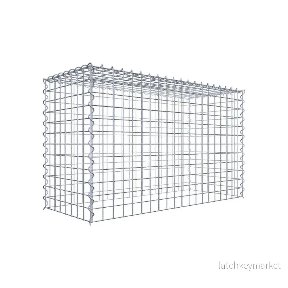 Extra gabion typ 3 100 cm x 60 cm x 40 cm (L x H x D), maskstorlek 5 cm x 5 cm, spiral Extra gabion typ 3 100 cm x 60 cm x 40 cm (L x H x D), maskstorlek 5 cm x 5 cm, spiral