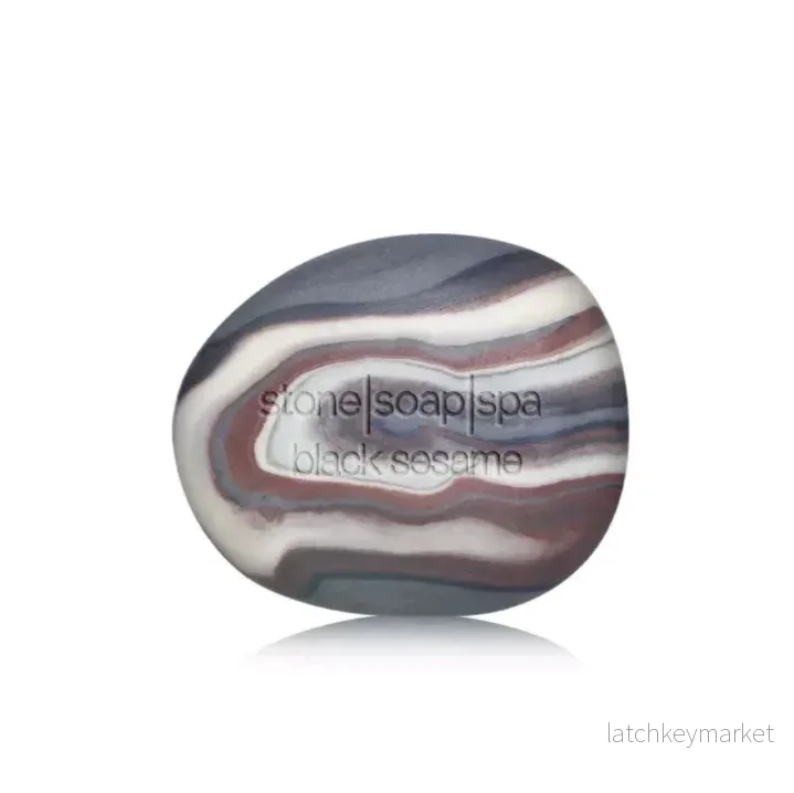 STONE SOAP SPA, "Black sesame", scent of STAR ANISE 120g