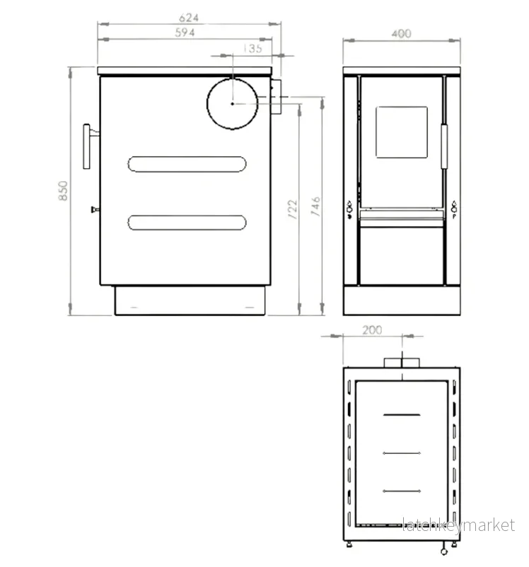Vedspis Nordic 40 Smal - Bild 3