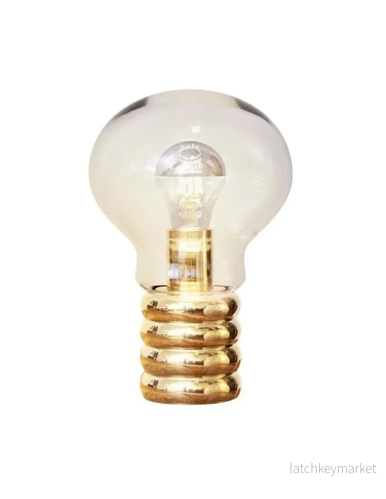 Bulb Brass Table Lamp