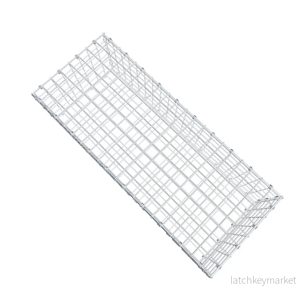 Gabion 100 cm x 30 cm x 40 cm (L x H x D), maskstorlek 5 x 5 cm, spiralring - Bild 3