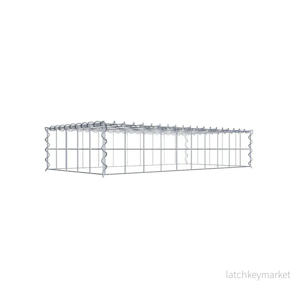 Extra gabion typ 3 100 cm x 20 cm x 50 cm (L x H x D), maskstorlek 10 cm x 10 cm, spiral Extra gabion typ 3 100 cm x 20 cm x 50 cm (L x H x D), maskstorlek 10 cm x 10 cm, spiral