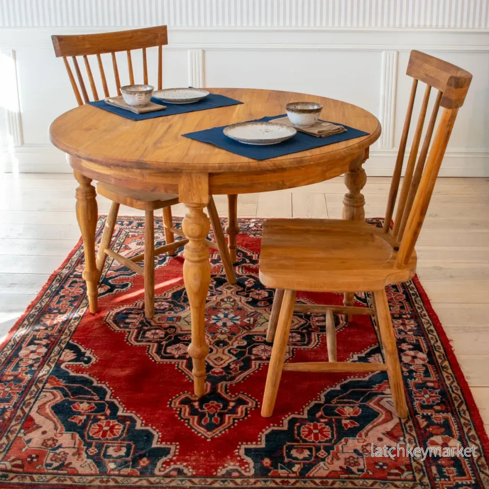 Stina runt matbord teak - Bild 2