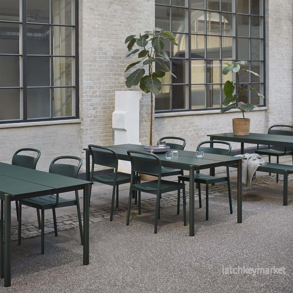 Linear Steel Side Chair - Bild 3