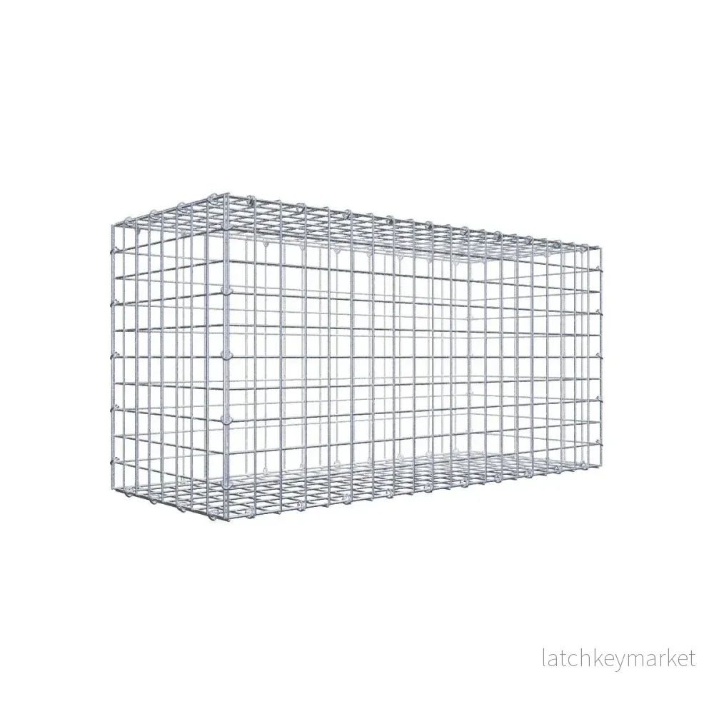 Gabion 100 cm x 50 cm x 40 cm (L x H x D), maskstorlek 5 cm x 5 cm, C-ring Gabion 100 cm x 50 cm x 40 cm (L x H x D), maskstorlek 5 cm x 5 cm, C-ring