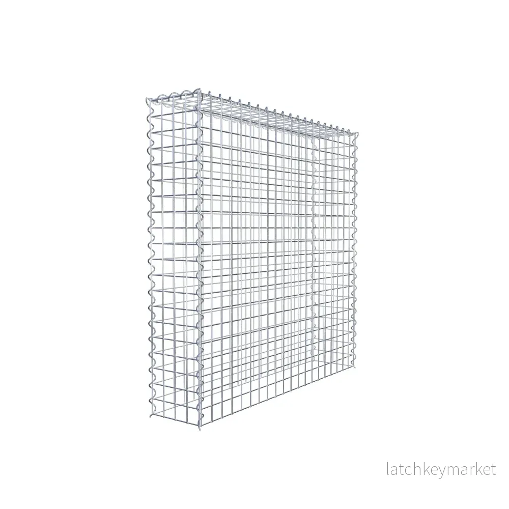 Extra gabion typ 3 100 cm x 100 cm x 20 cm (L x H x D), maskstorlek 5 cm x 5 cm, spiral - Bild 3