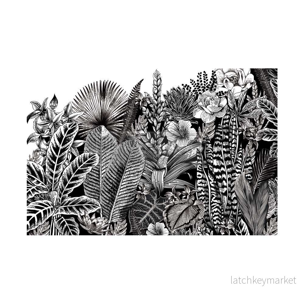 Dekortransfer Abstract jungle