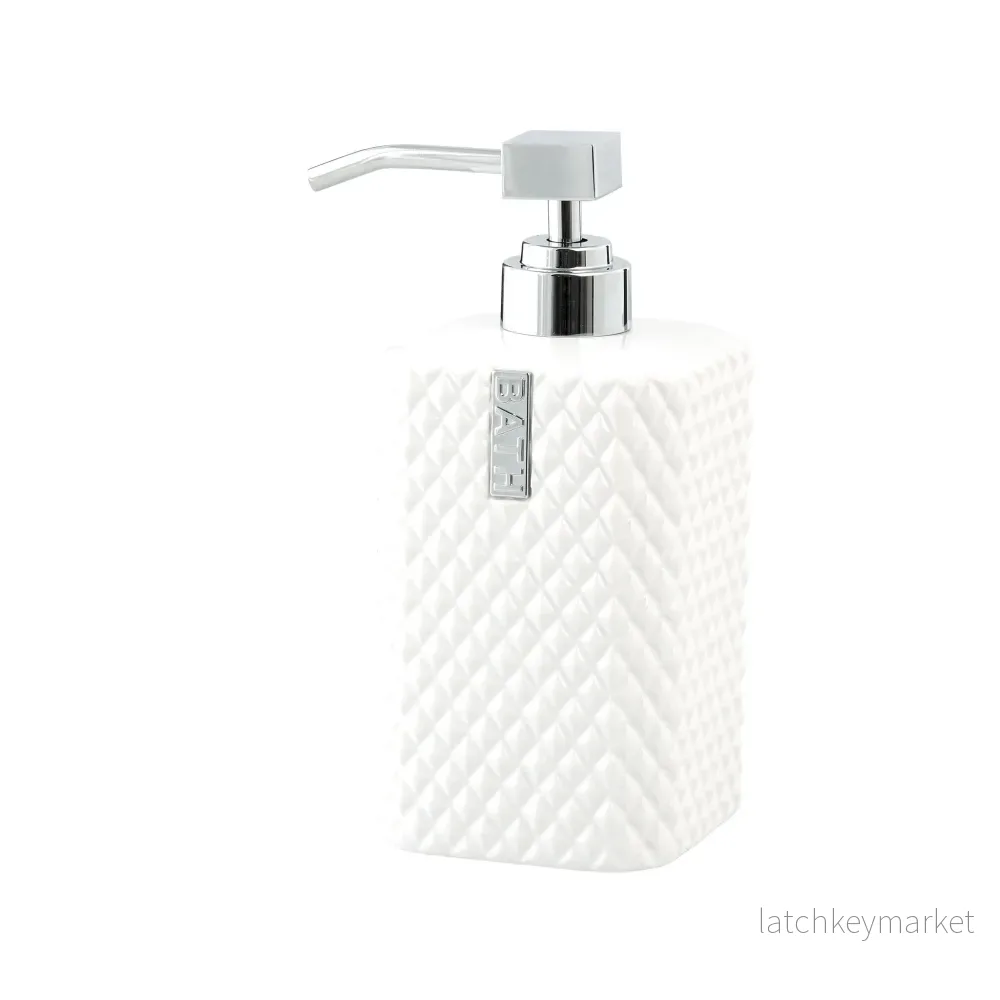 Marion dispenser H17,5XL7,5XB7,5 cm. vit Marion dispenser H17,5XL7,5XB7,5 cm. vit