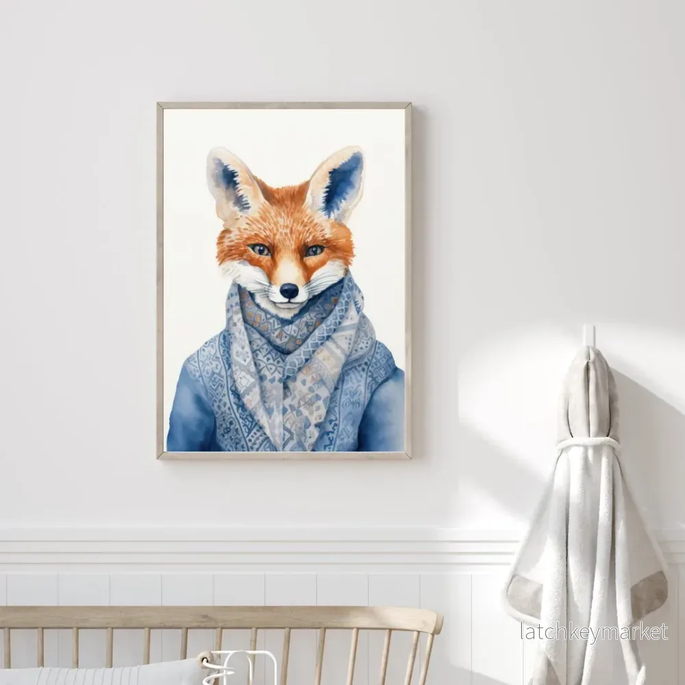 Barntavla - Fox Blue - Bild 2