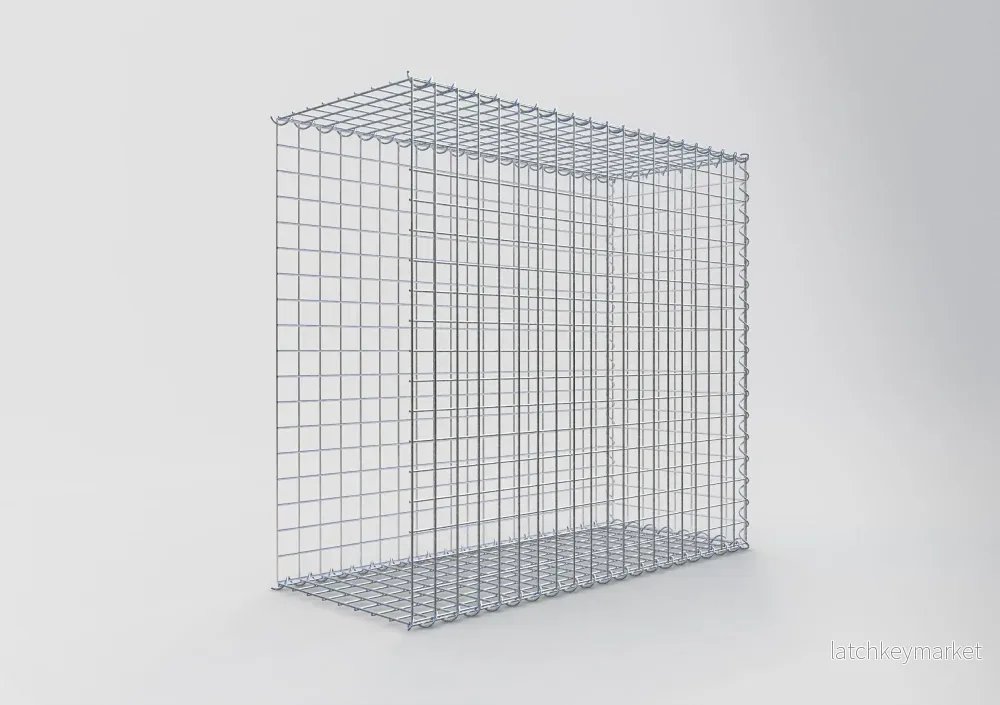 Extra gabion typ 2 100 cm x 90 cm x 40 cm (L x H x D), maskstorlek 5 cm x 5 cm, spiral - Bild 2