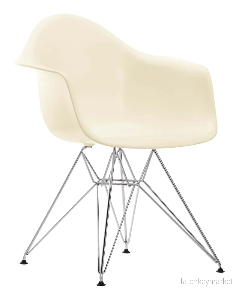 Eames Plastic Armchair RE DAR - Chrome Base