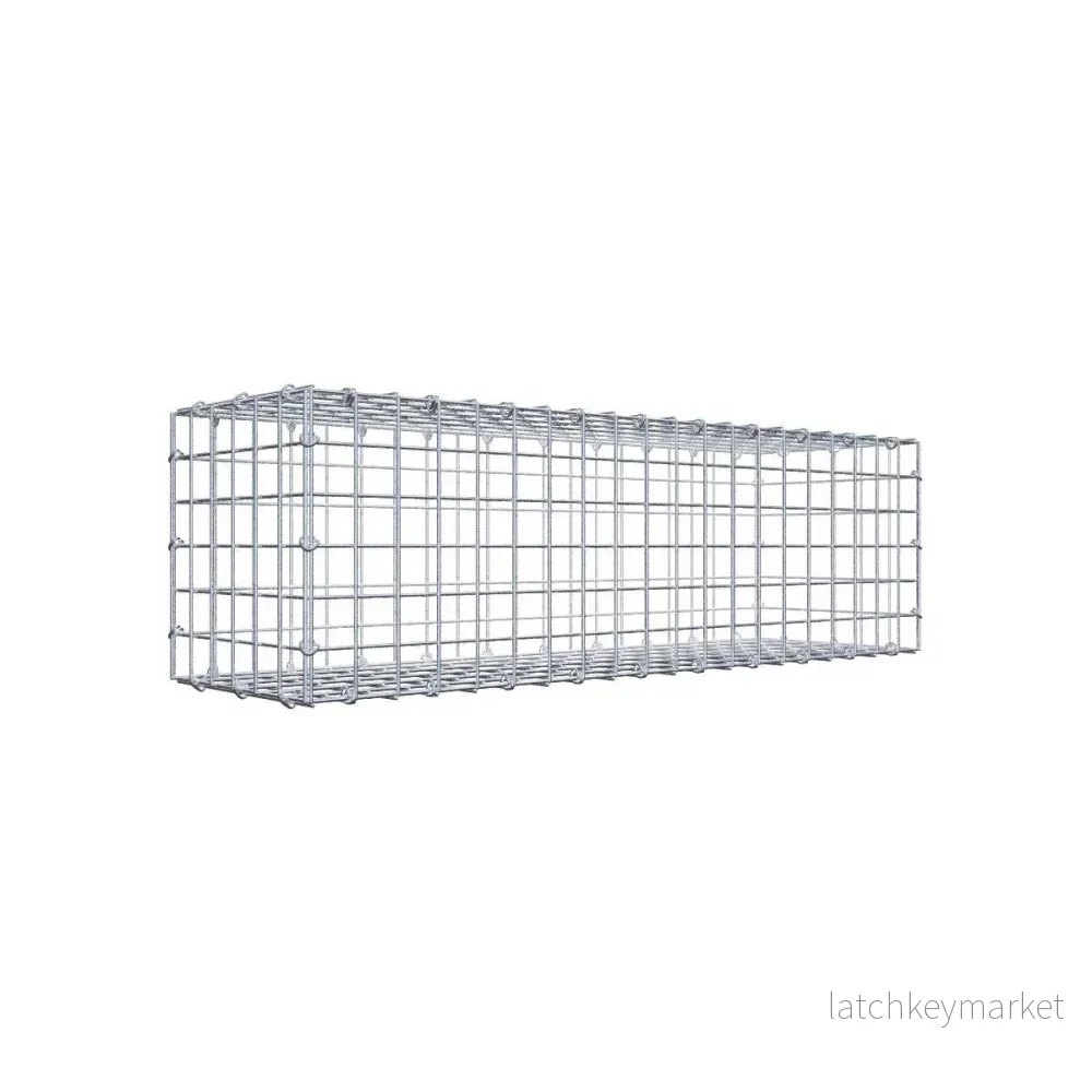 Gabion 100 cm x 30 cm x 30 cm (L x H x D), maskstorlek 5 cm x 5 cm, C-ring Gabion 100 cm x 30 cm x 30 cm (L x H x D), maskstorlek 5 cm x 5 cm, C-ring