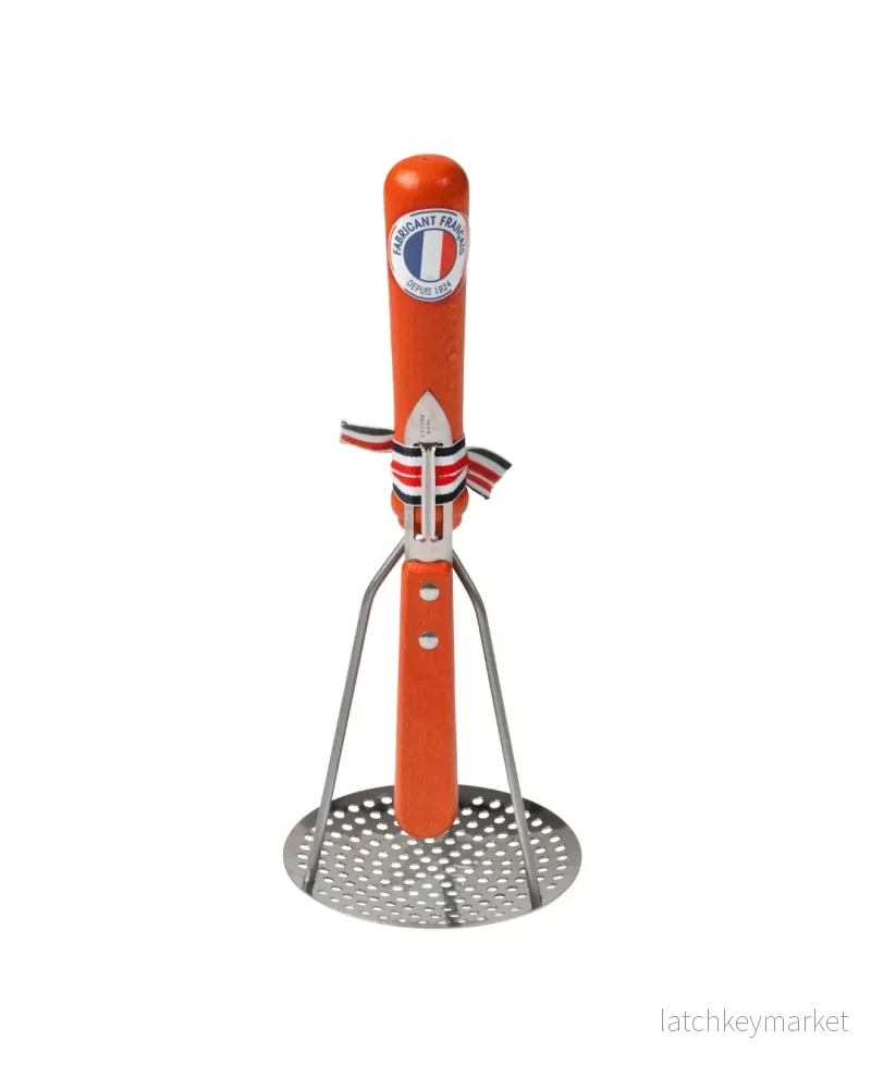 French Potato Masher and Peeler Orange