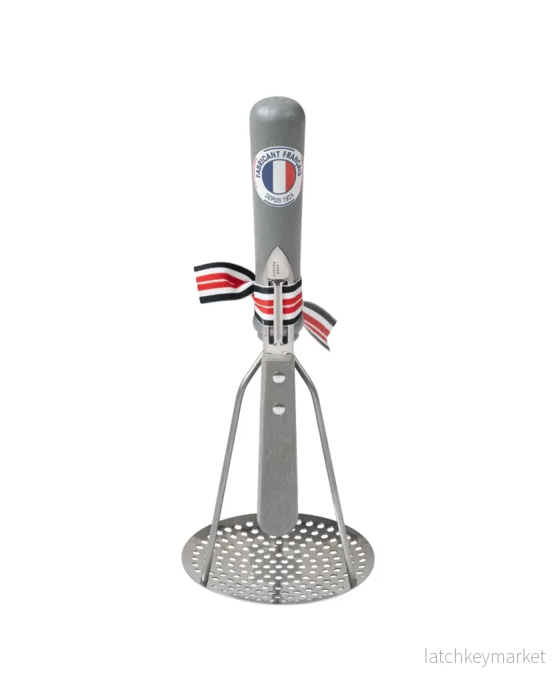 French Potato Masher and Peeler Grey French Potato Masher and Peeler Grey