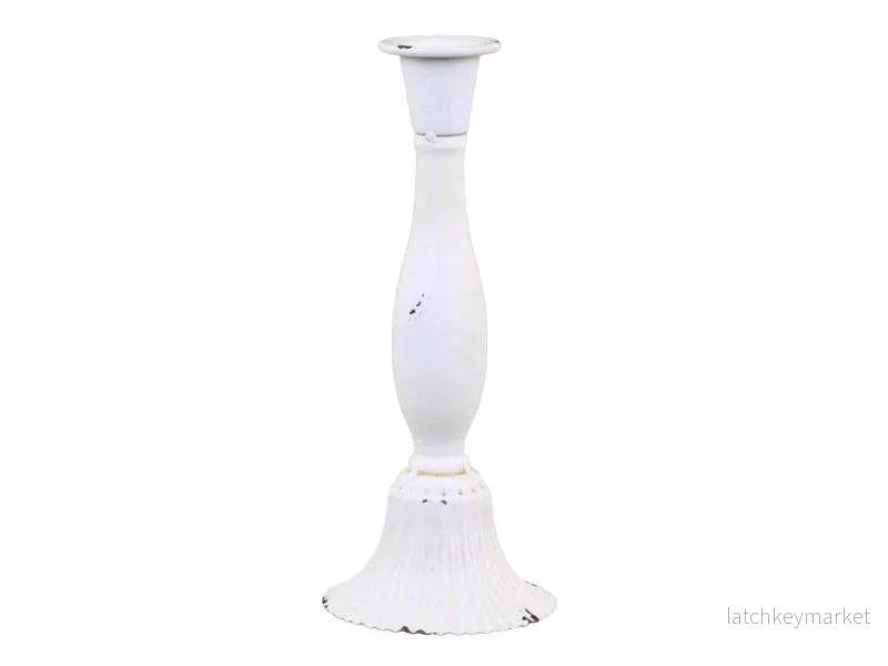 Ljusstake H23,5/Ø10 cm antik creme 1 st REA Ljusstake H23,5/Ø10 cm antik creme 1 st REA