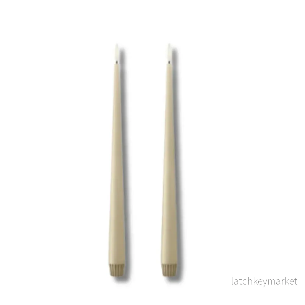 ESTER & ERIK LED ljus 2 pack PALE GINGER 30 CM ESTER & ERIK LED ljus 2 pack PALE GINGER 30 CM