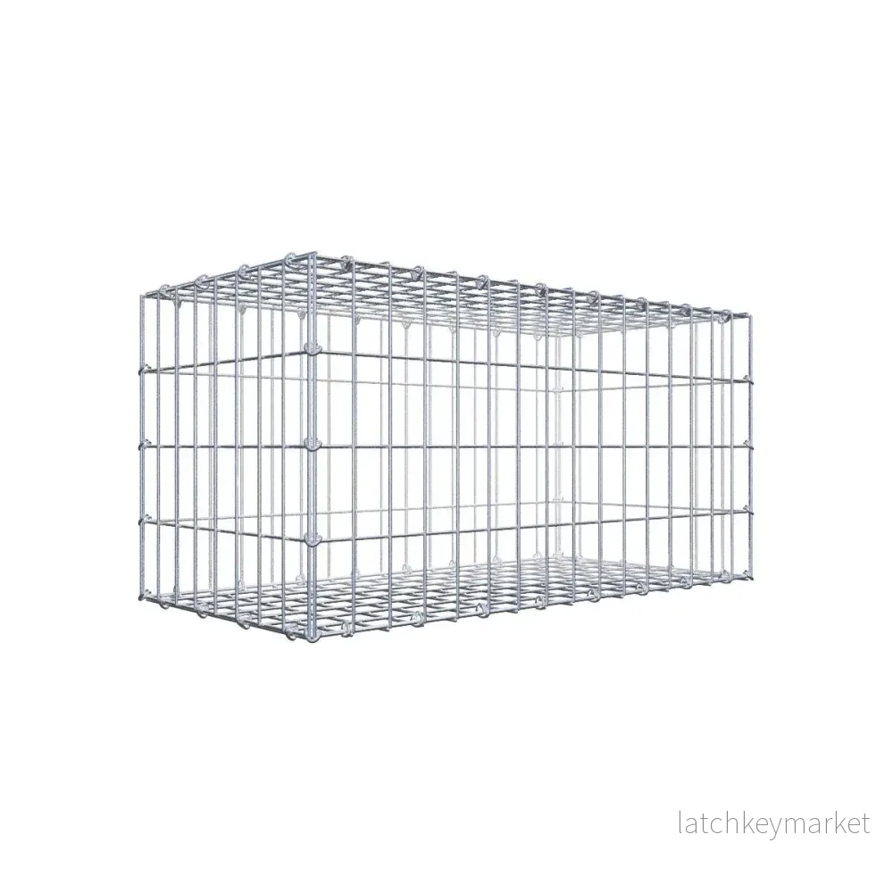 Gabion 80 cm x 40 cm x 40 cm (L x H x D), maskstorlek 5 cm x 10 cm, C-ring Gabion 80 cm x 40 cm x 40 cm (L x H x D), maskstorlek 5 cm x 10 cm, C-ring