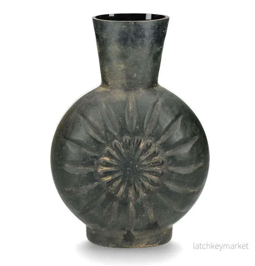 Dekorativ Vas Salmiak 17x8x27cm Glas Dekorativ Vas Salmiak 17x8x27cm Glas