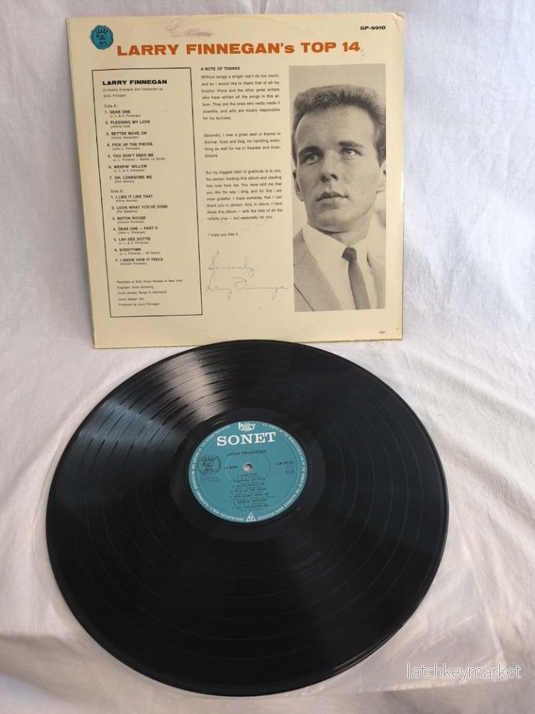 Larry Finnegan – Top 14 (GP‑9910), LP - Bild 3