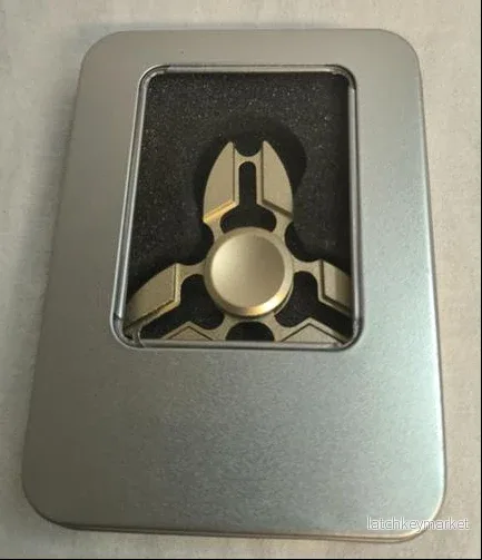 Metall Fidget Spinner – Nordic Spinners (med förvaringsask) - Bild 2
