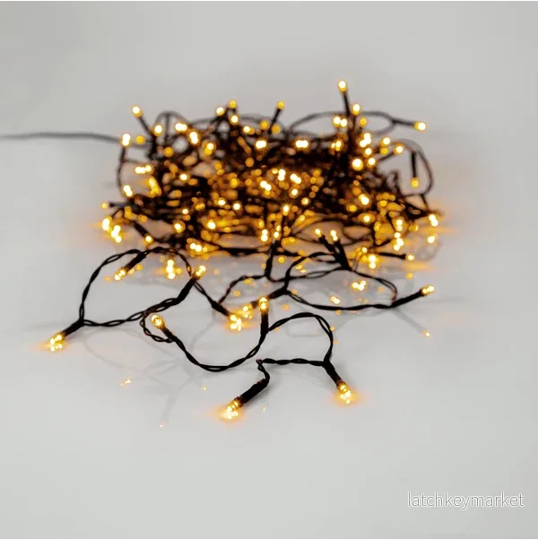 LED Ljusslinga Golden Warm White 180 Ledlampor