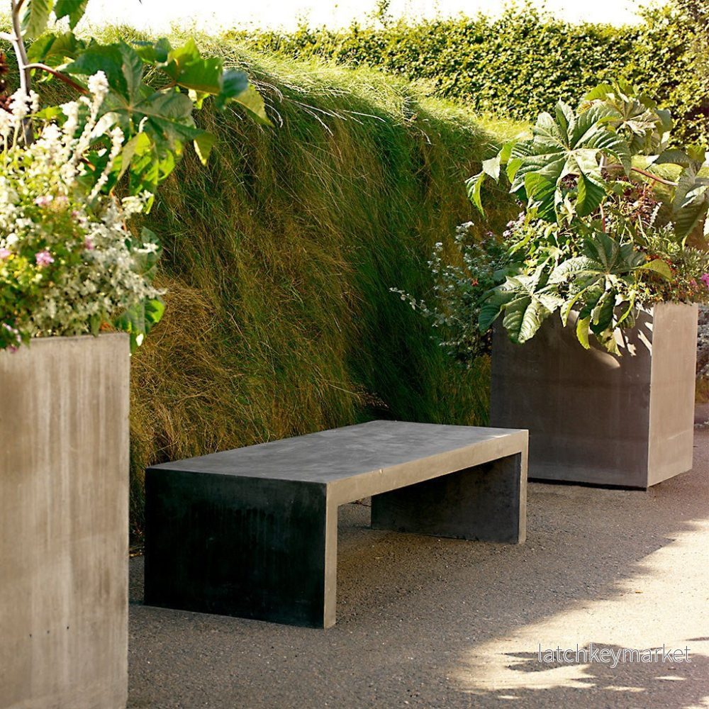 Bergen Bänk Antracit 1800x650x450