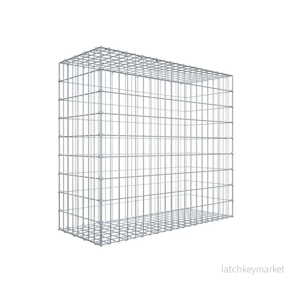 Gabion 100 cm x 90 cm x 40 cm (L x H x D), maskstorlek 5 cm x 10 cm, C-ring Gabion 100 cm x 90 cm x 40 cm (L x H x D), maskstorlek 5 cm x 10 cm, C-ring
