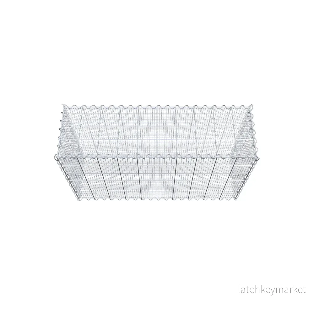 Sandgabion 100 cm x 60 cm x 30 cm (L x H x D), maskstorlek 10 cm x 10 cm, spiral - Bild 3