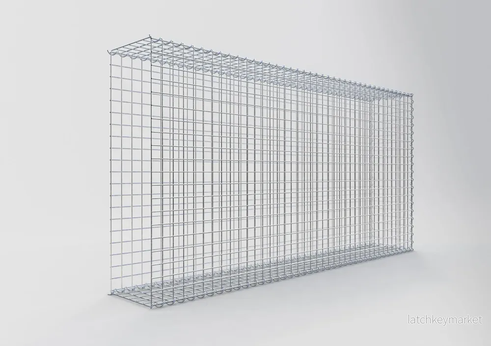 Extra gabion typ 2 200 cm x 100 cm x 30 cm (L x H x D), maskstorlek 5 cm x 5 cm, spiral - Bild 2