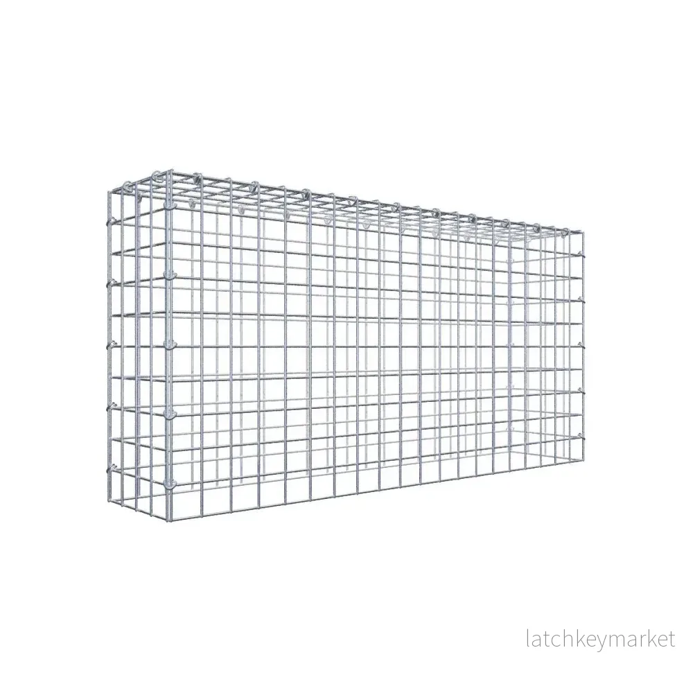 Typ 3 påbyggnadsgabion 100 cm x 50 cm x 20 cm (L x H x D), maskstorlek 5 cm x 5 cm, C-ring Typ 3 påbyggnadsgabion 100 cm x 50 cm x 20 cm (L x H x D), maskstorlek 5 cm x 5 cm, C-ring
