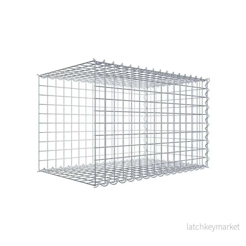 Extra gabion typ 2 80 cm x 50 cm x 50 cm (L x H x D), maskstorlek 5 cm x 5 cm, spiral Extra gabion typ 2 80 cm x 50 cm x 50 cm (L x H x D), maskstorlek 5 cm x 5 cm, spiral